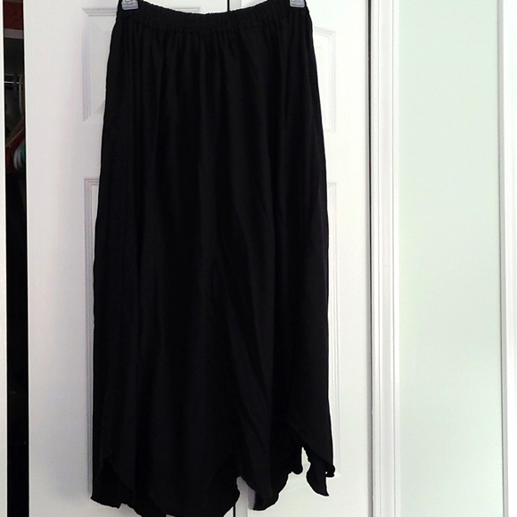 Black tweed full skirt - Picture 1 of 3